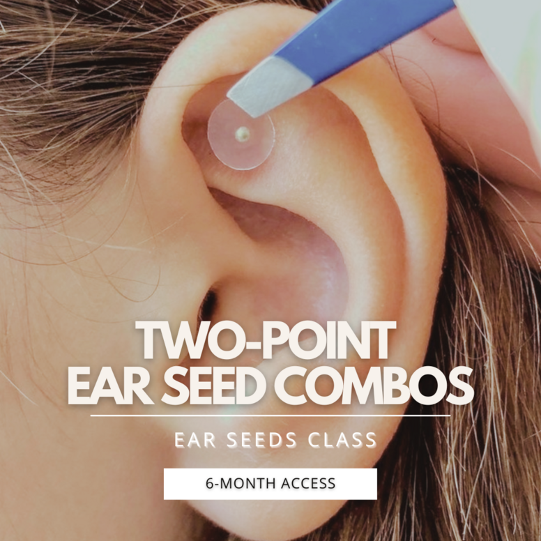 2 Point Ear Seeds Combinations for 45+ Health Conditions
