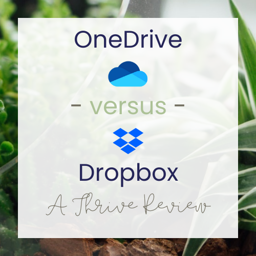 BLOG - OneDrive V Dropbox