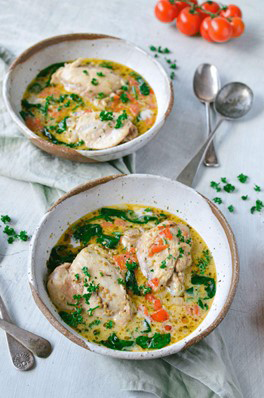 TuscanChickenWithSpinach