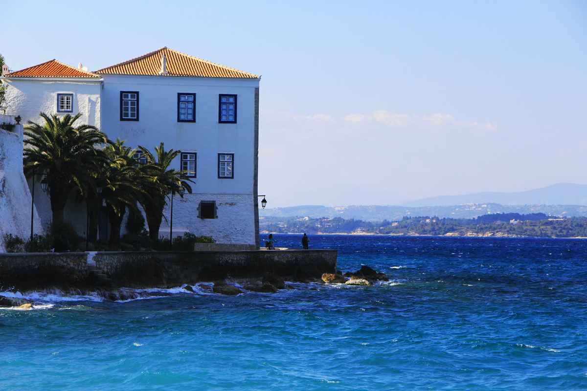 greece sea and house