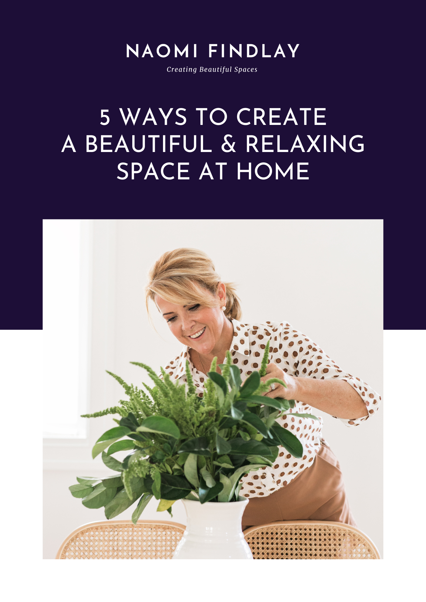 5 Ways to Create a Beautiful & Relaxing Space at Home cover image