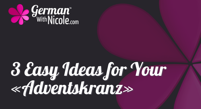 3 Easy Ideas for Your Adventskranz Cover NEW