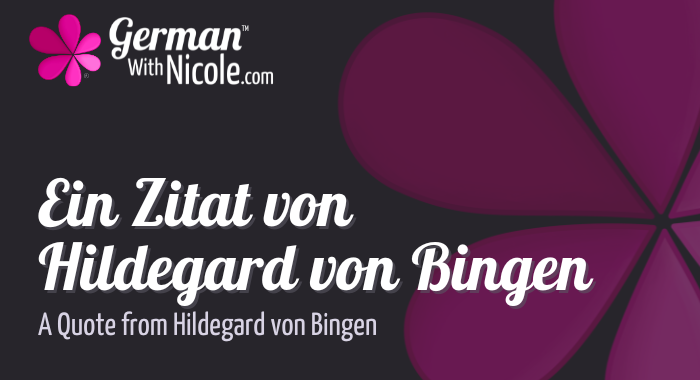 Zitat Hildegard von Bingen Cover NEW