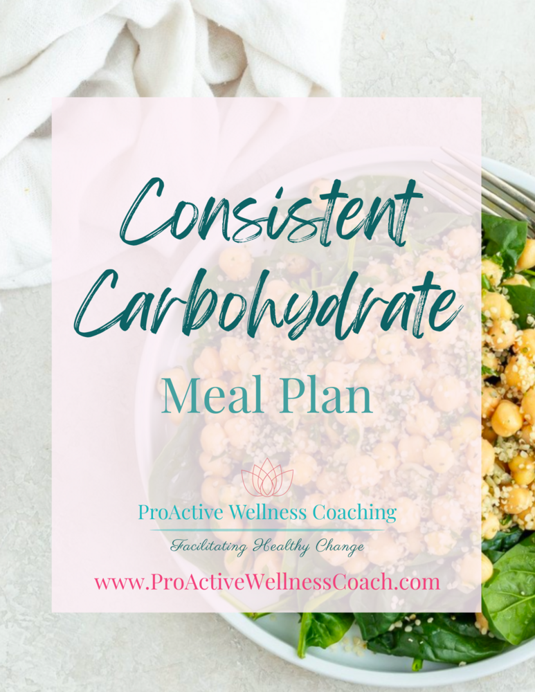 Consistent Carbohydrate Meal Plan