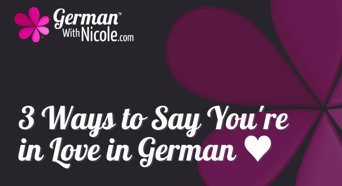 3 Ways to Say You're in Love in German Cover NEW