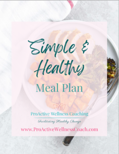 Simple & Healthy Meal Plan Cover