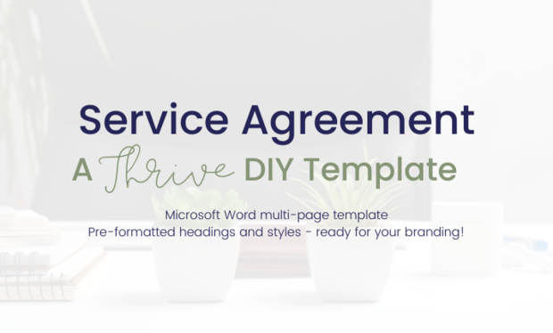DIY Service Agreement Cover
