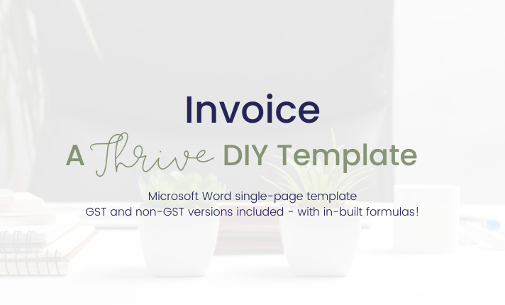 Thrive Invoice