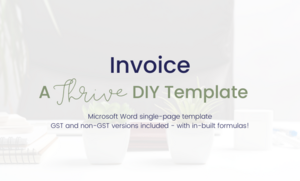 DIY Invoice Cover
