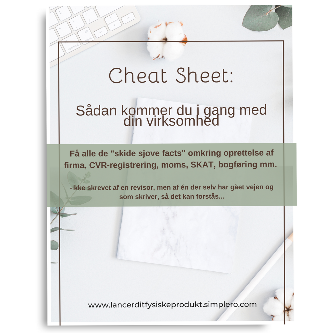 Freebie cheat sheet skabelon template bog book Preorder Graphics