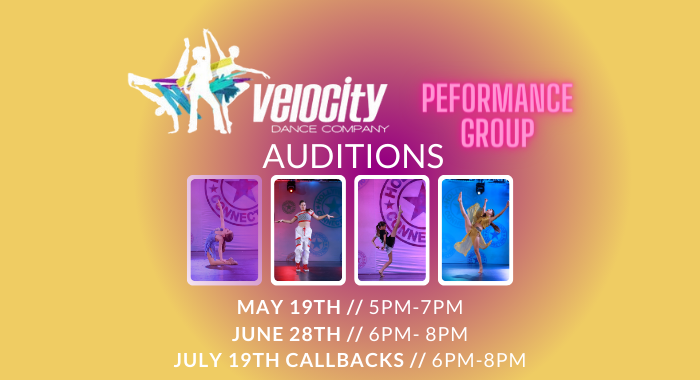 Velocity & Performance Group Auditions 2023