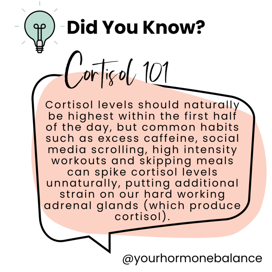 Daily Cortisol Balancing Habits and Rituals (For Stress Awareness Month!)