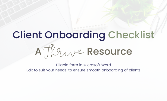 Resource Checklist Client Onboad Cover