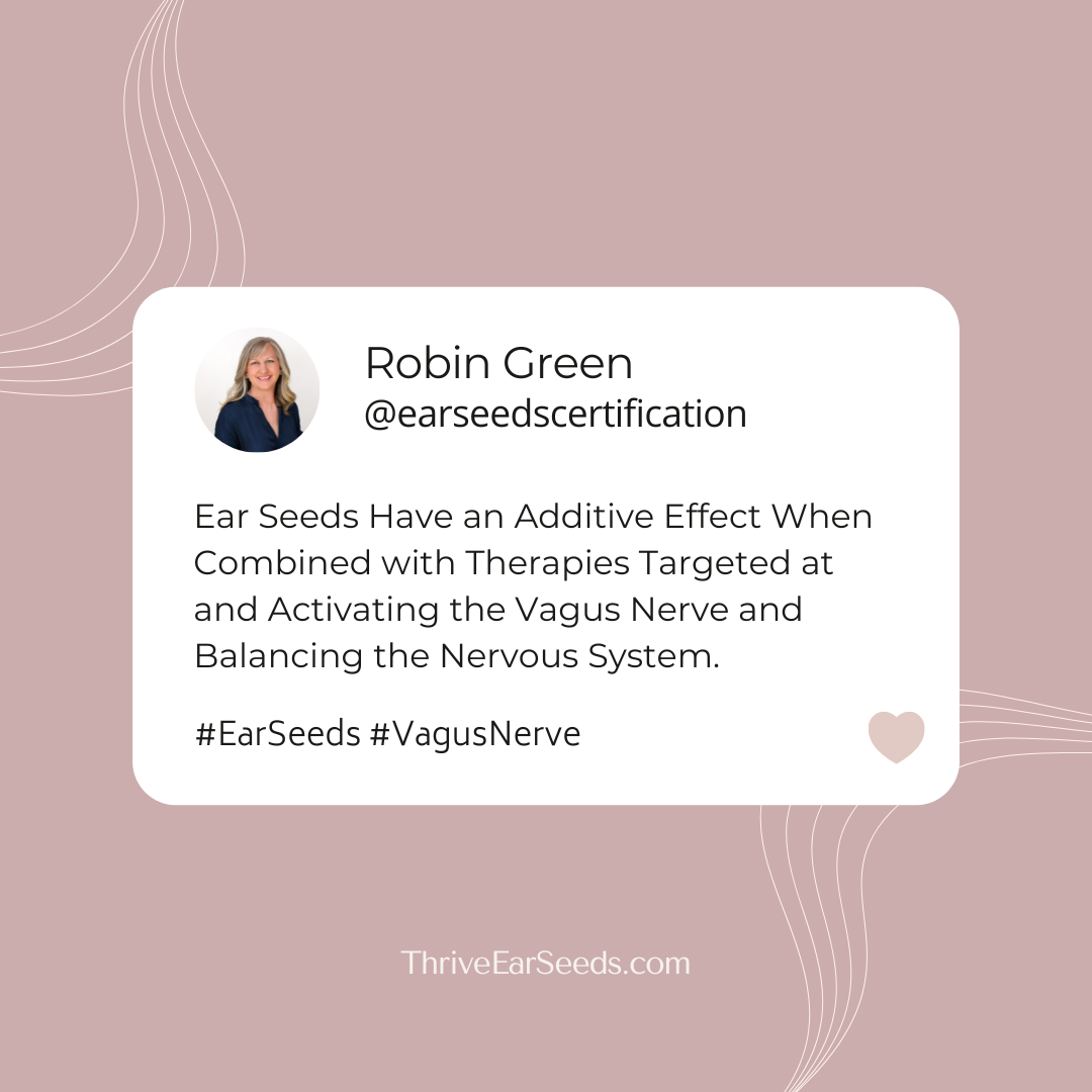 Ear Seeds Activating the Vagus Nerve.