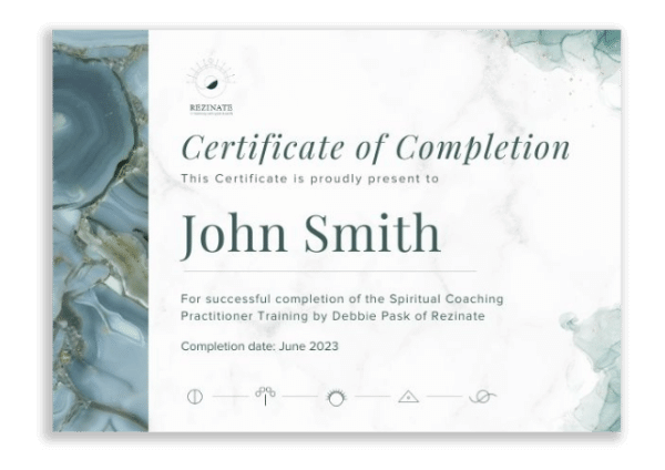 Spiritual Coaching -certificate