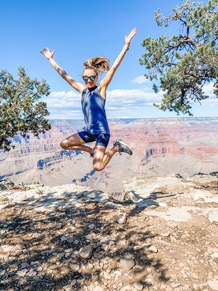 jumping at the Grand Canyon