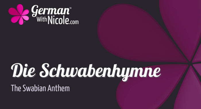 Die Schwabenhymne Swabian Anthem Cover NEW