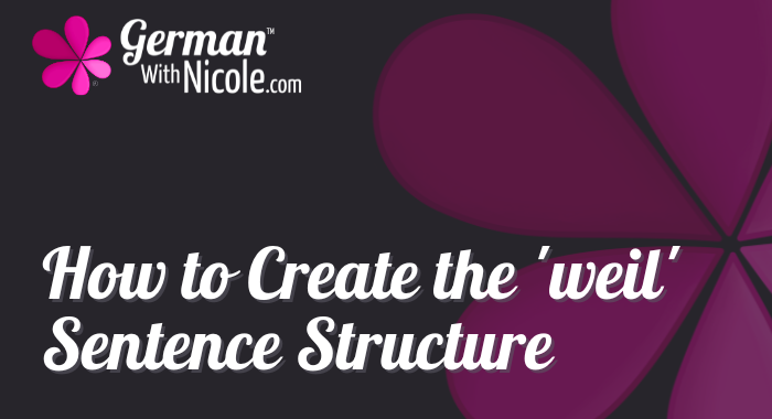 How to Create the Weil Sentence Structure Cover NEW