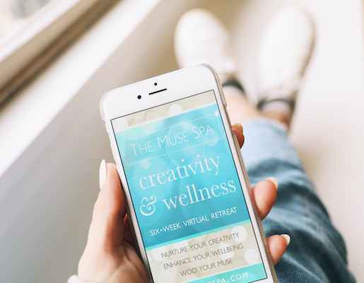 the muse spa iphone woman creativity wellness copy