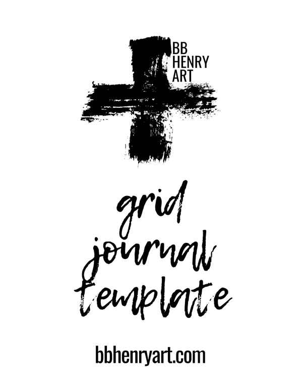 Grid Journal Template BB Henry Art-2