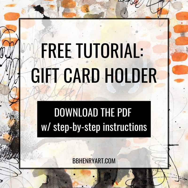 FREE TUTORIAL GIFT CARD HOLDER