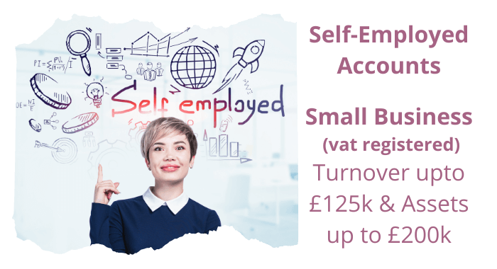 Card Image - Self Employed  - Small (vat reg) - Accounts