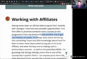 Working with affiliates or as one - a primer