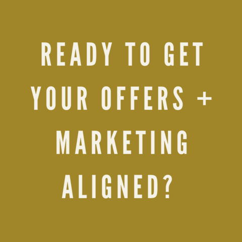 get offers and marketing aligned.workwithme