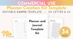 click sell listing images planner kit simplero