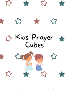 Kid's Prayer Cubes