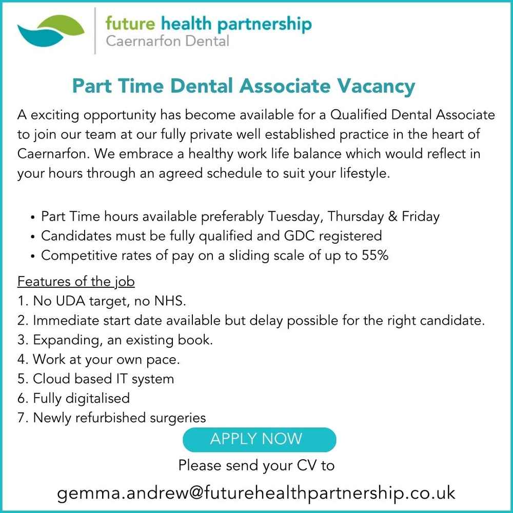 Copy of Copy of caernarfon dentist vacancy