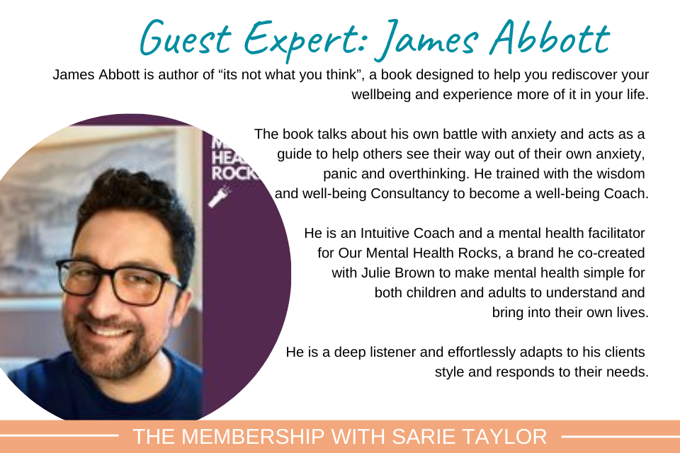 Sarie The Membership Guest Experts James Abbott