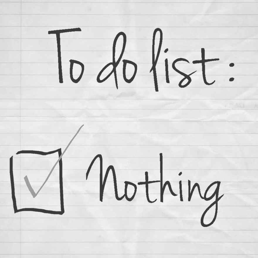 to-do-list-nothing