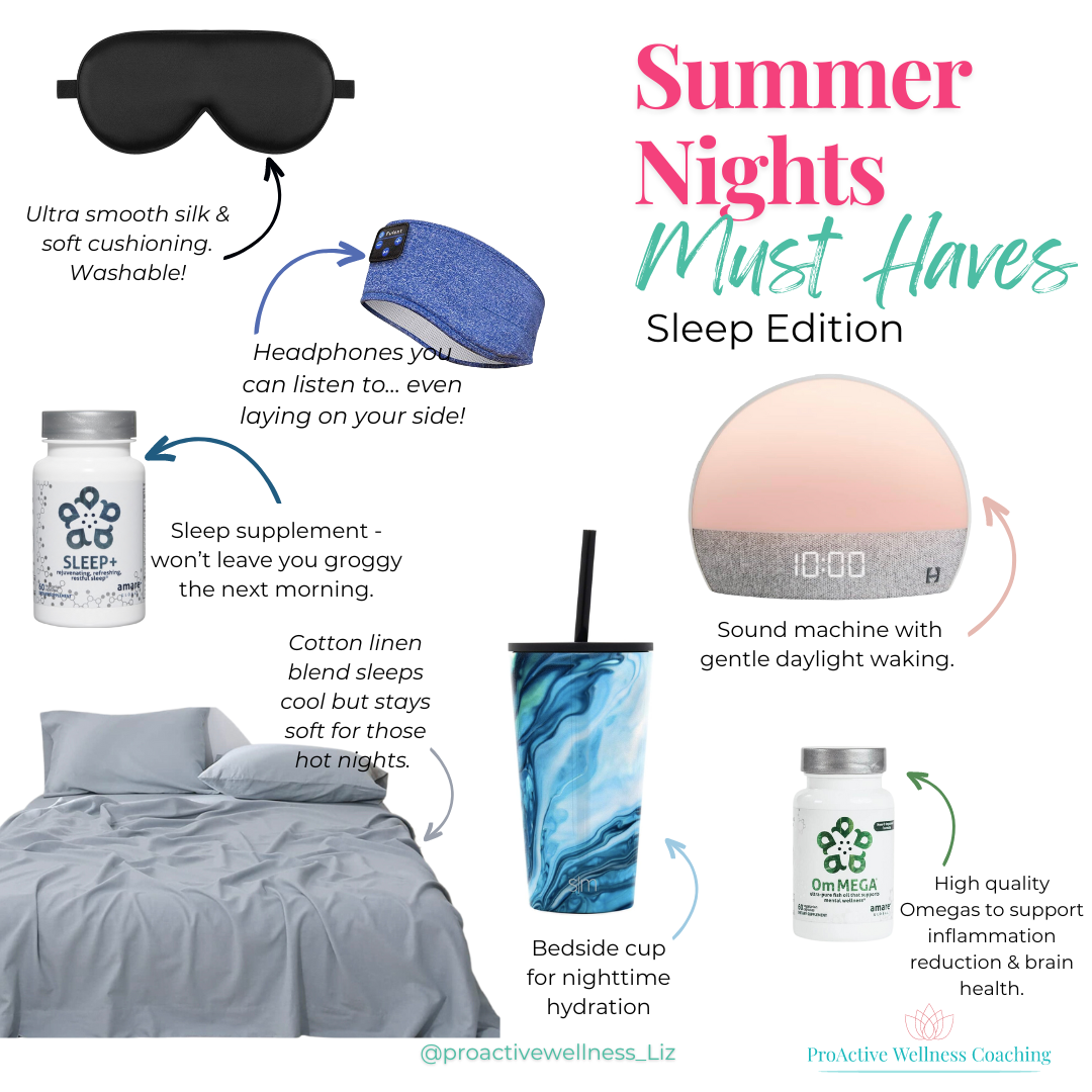 night time Summer Wellness Must Haves