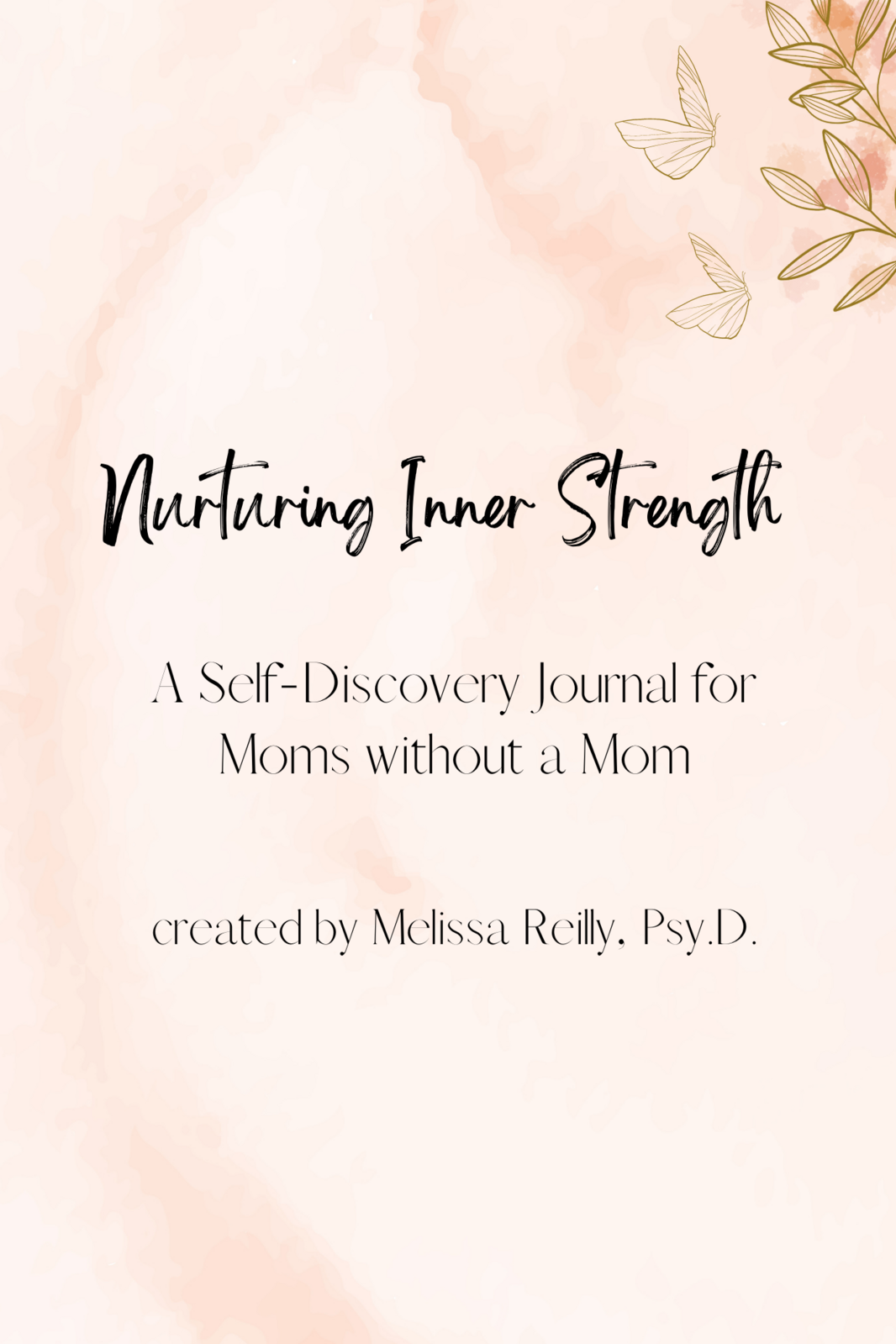 Front Cover Self-Discovery Journal