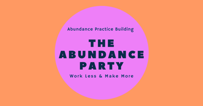 The Abundance Party from Abundance Practice Building  private practice support