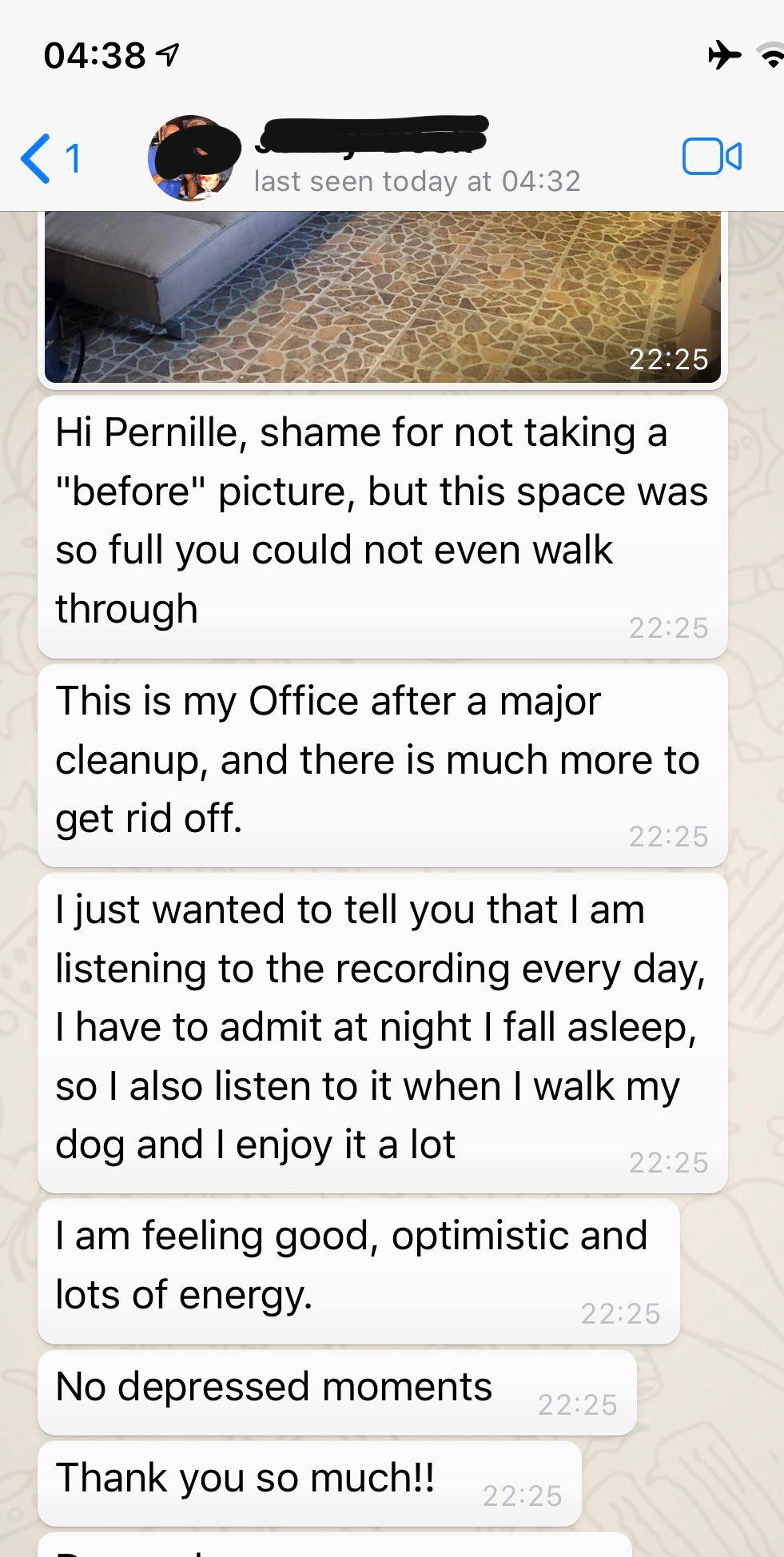 Et testimonial fra google