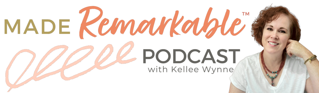 Made Remarkable Podcast Banner with Kellee Wynne Studios t