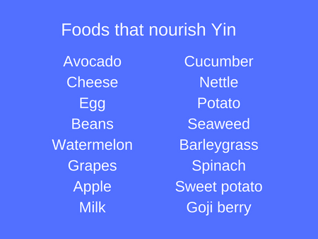 yin foods hwn tcm