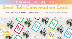 click sell listing images conversation cards small talk- simplero