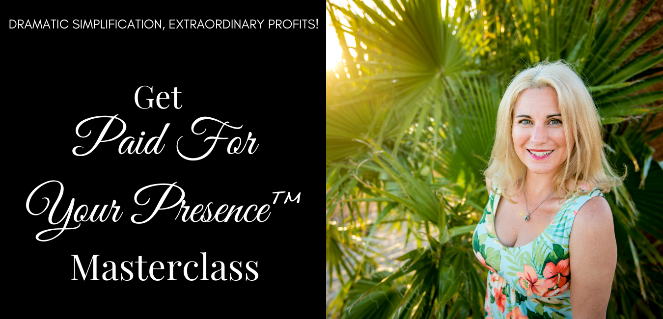 Get Paid For Your Presence Masterclass Landing Page Banner | Erica Duran