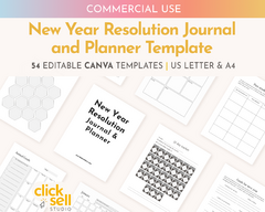 click sell listing images - new years resolution planner_1