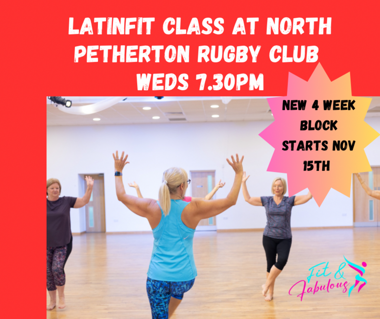 LatinFit Class (New 4 week block) at North Petherton Rugby Club