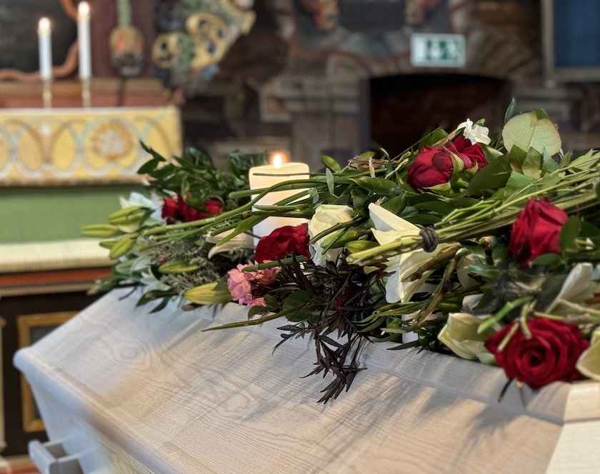 Karin Dahls begravning