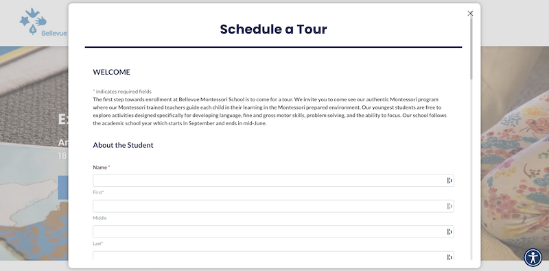 Bellevue Schedule Tour