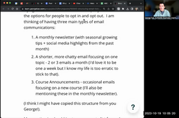 Email newsletters - how many lists should we have?