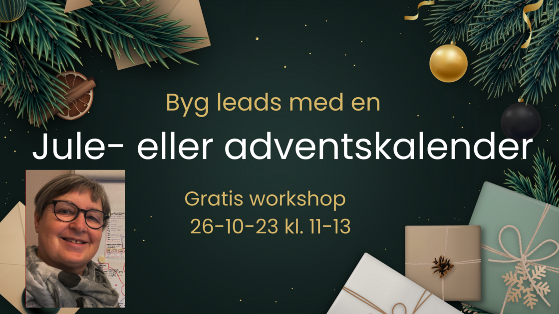 Byg leads med en jule- eller adventskalender