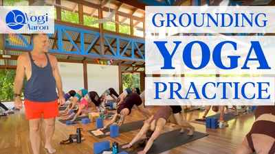 yoga practice to become grounded