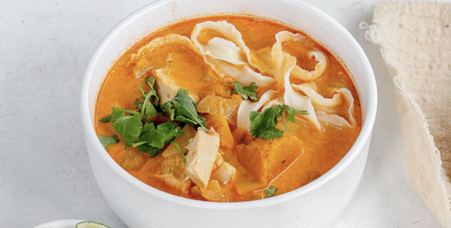 Thai Curry Turkey Soup
