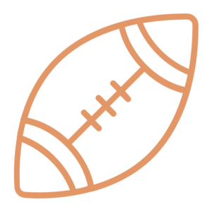 football icon - orange